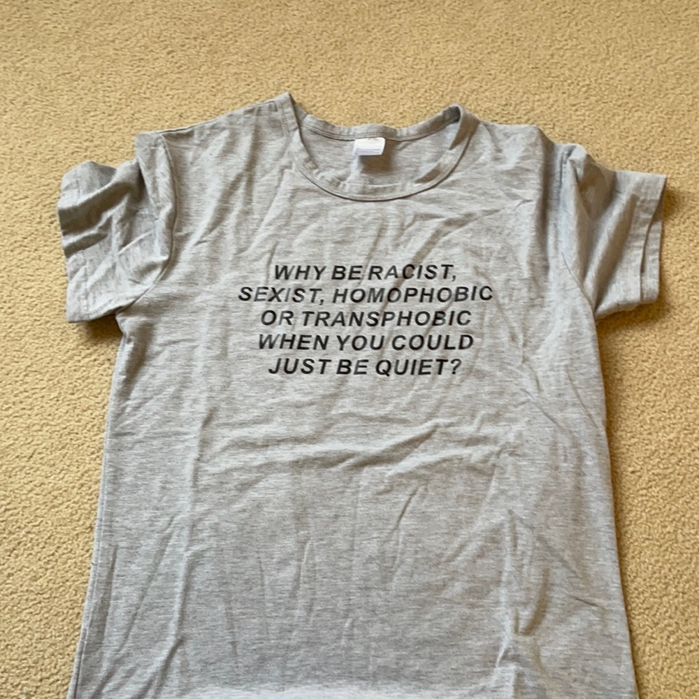 Tshirt with saying